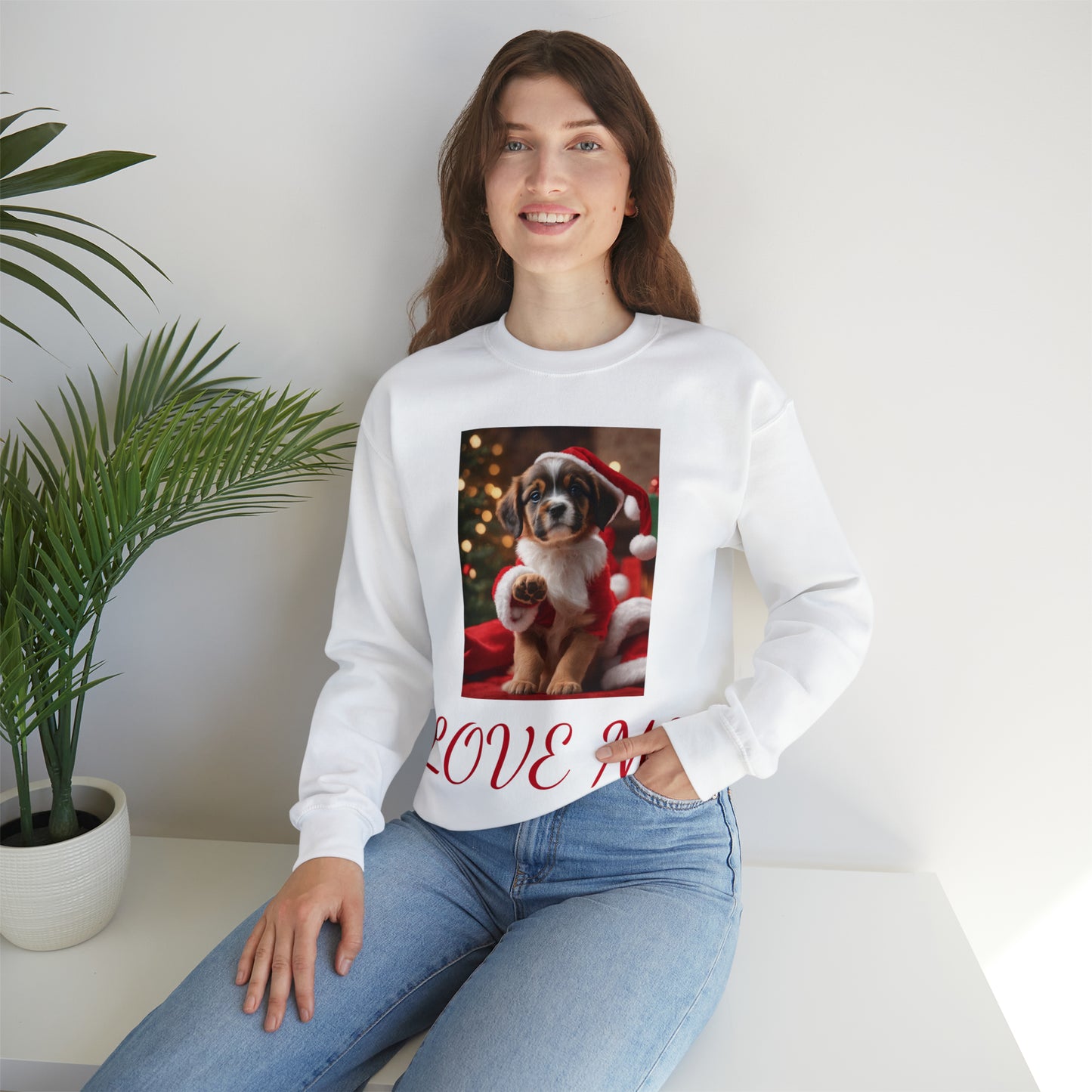 Unisex Heavy Blend™ Crewneck Love Me Sweatshirt