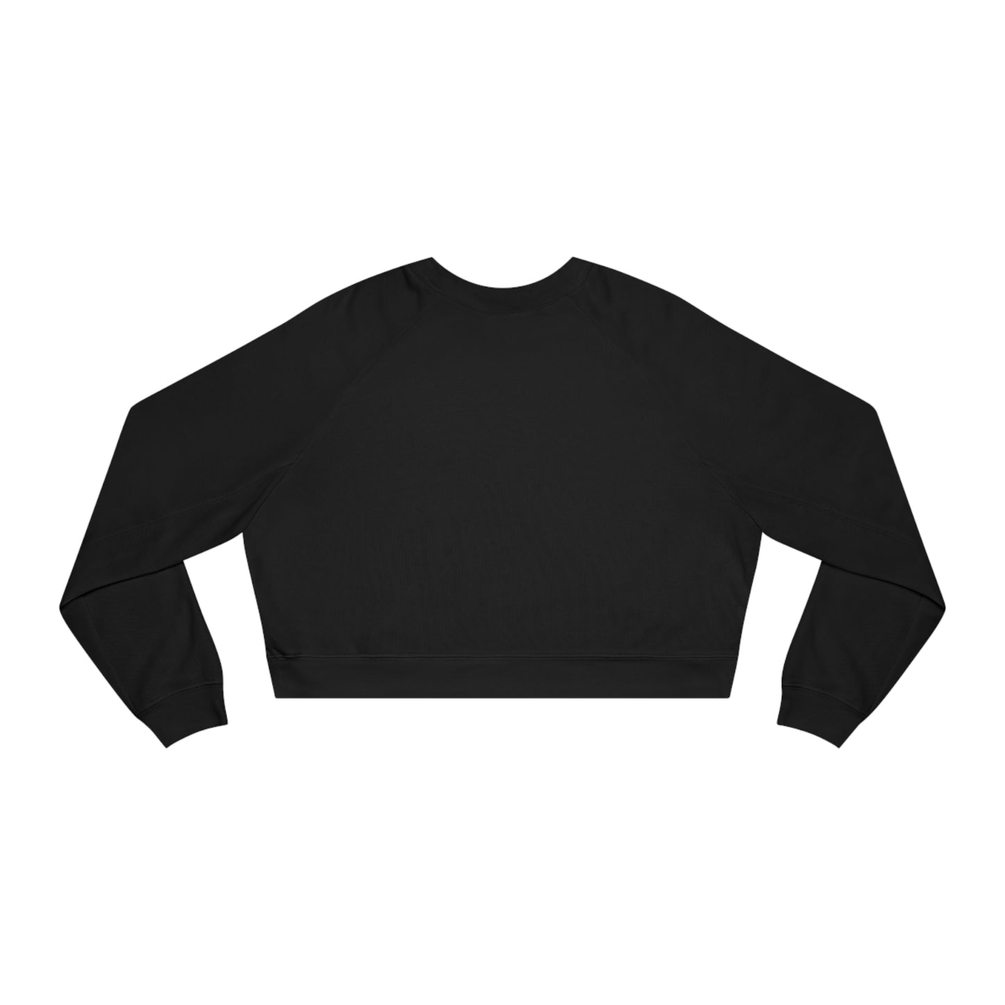Women's Chrismas Puppies Cropped Fleece Pullover