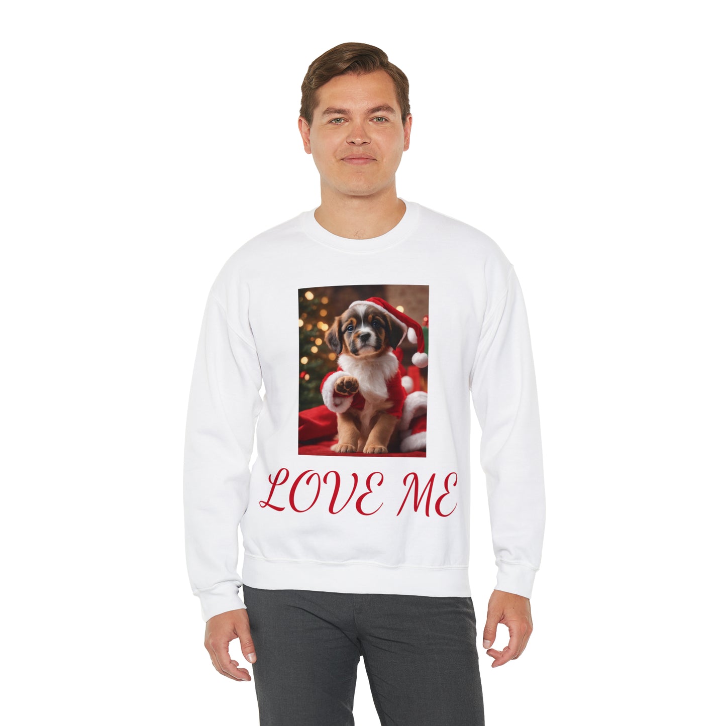 Unisex Heavy Blend™ Crewneck Love Me Sweatshirt