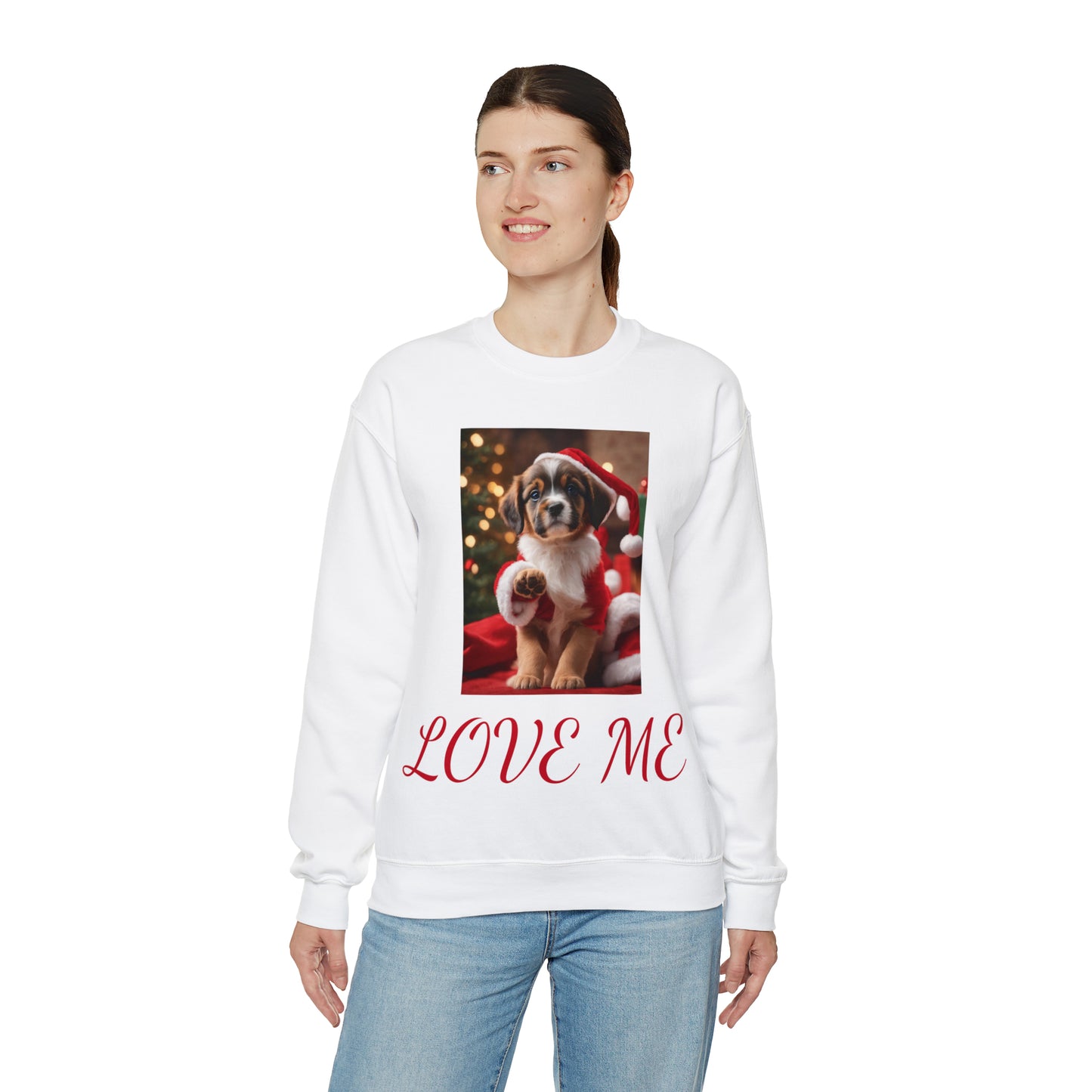 Unisex Heavy Blend™ Crewneck Love Me Sweatshirt
