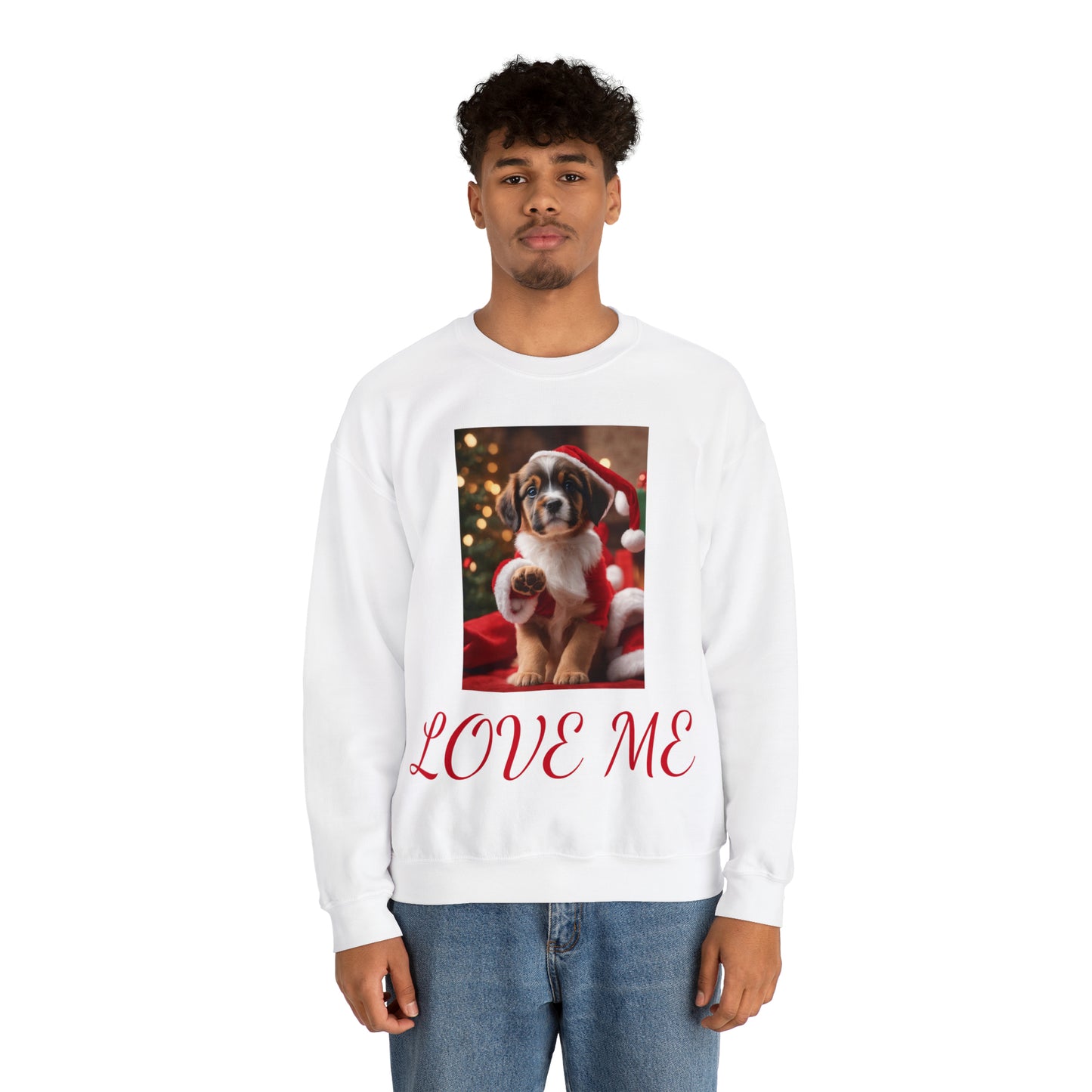 Unisex Heavy Blend™ Crewneck Love Me Sweatshirt