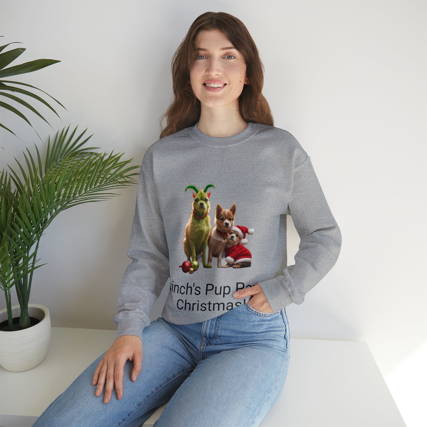 Grinch Pup Sweatshirt