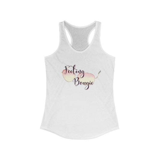Feeling Bougie Women's Racerback Tank Top - Stylish Casual Wear for Everyday Comfort