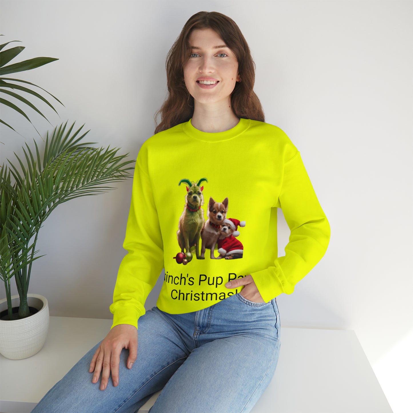 Grinch Pup Sweatshirt