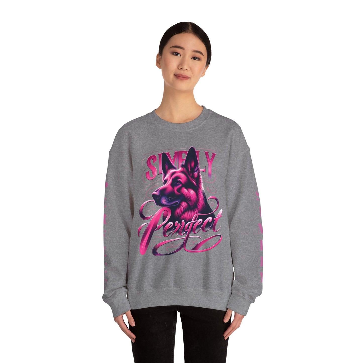 Simply Perfect German Shepherd Sweatshirt - Unisex Heavy Blend Crewneck