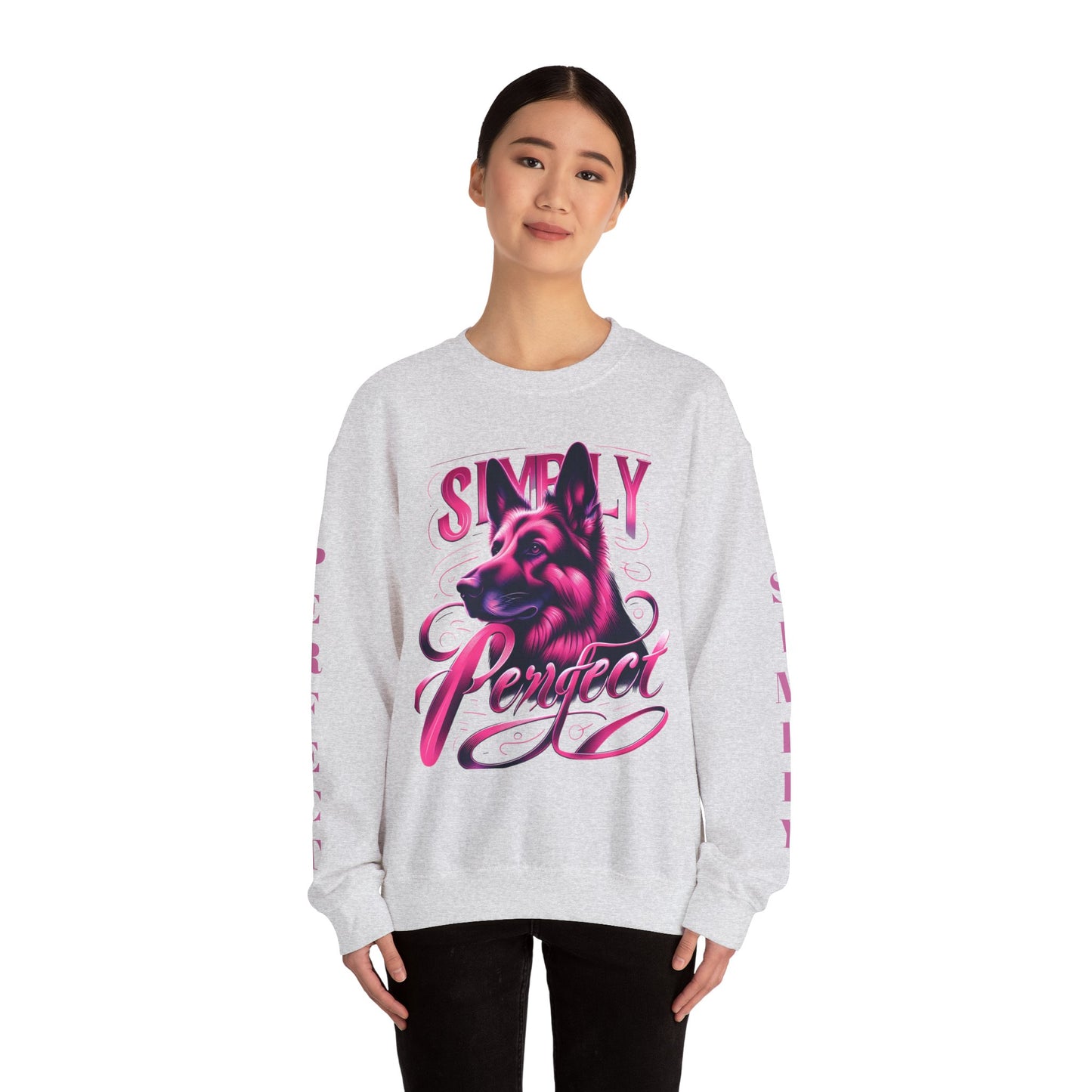 Simply Perfect German Shepherd Sweatshirt - Unisex Heavy Blend Crewneck