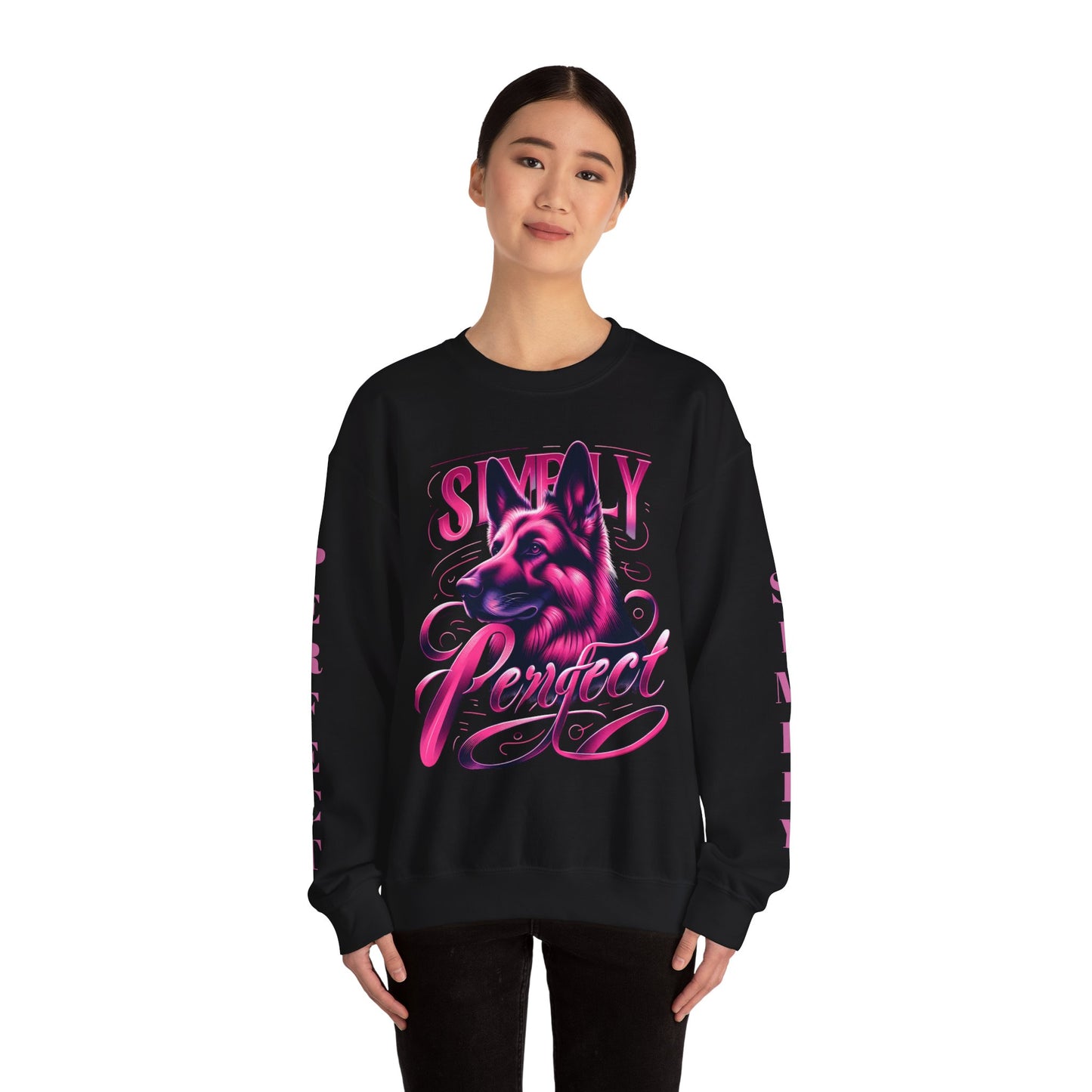 Simply Perfect German Shepherd Sweatshirt - Unisex Heavy Blend Crewneck