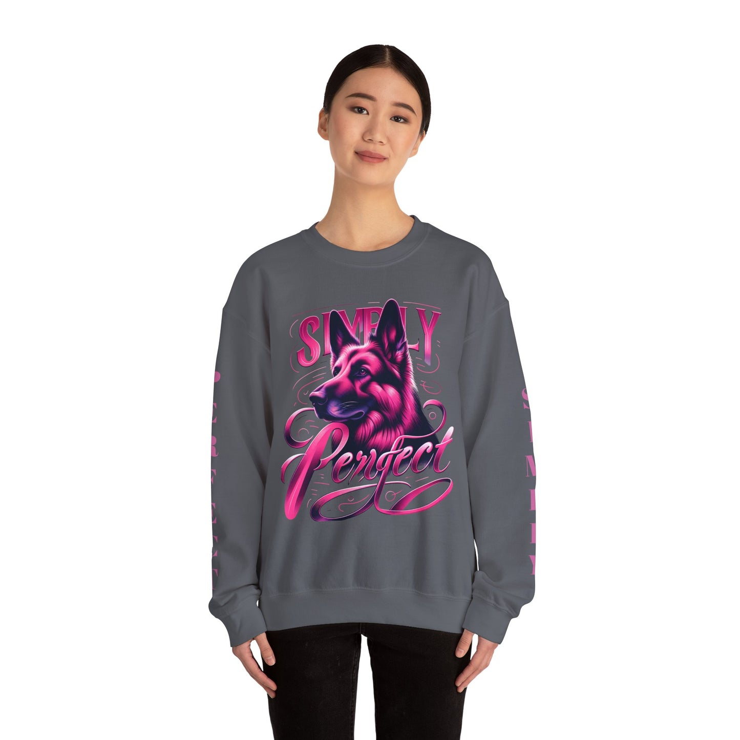 Simply Perfect German Shepherd Sweatshirt - Unisex Heavy Blend Crewneck