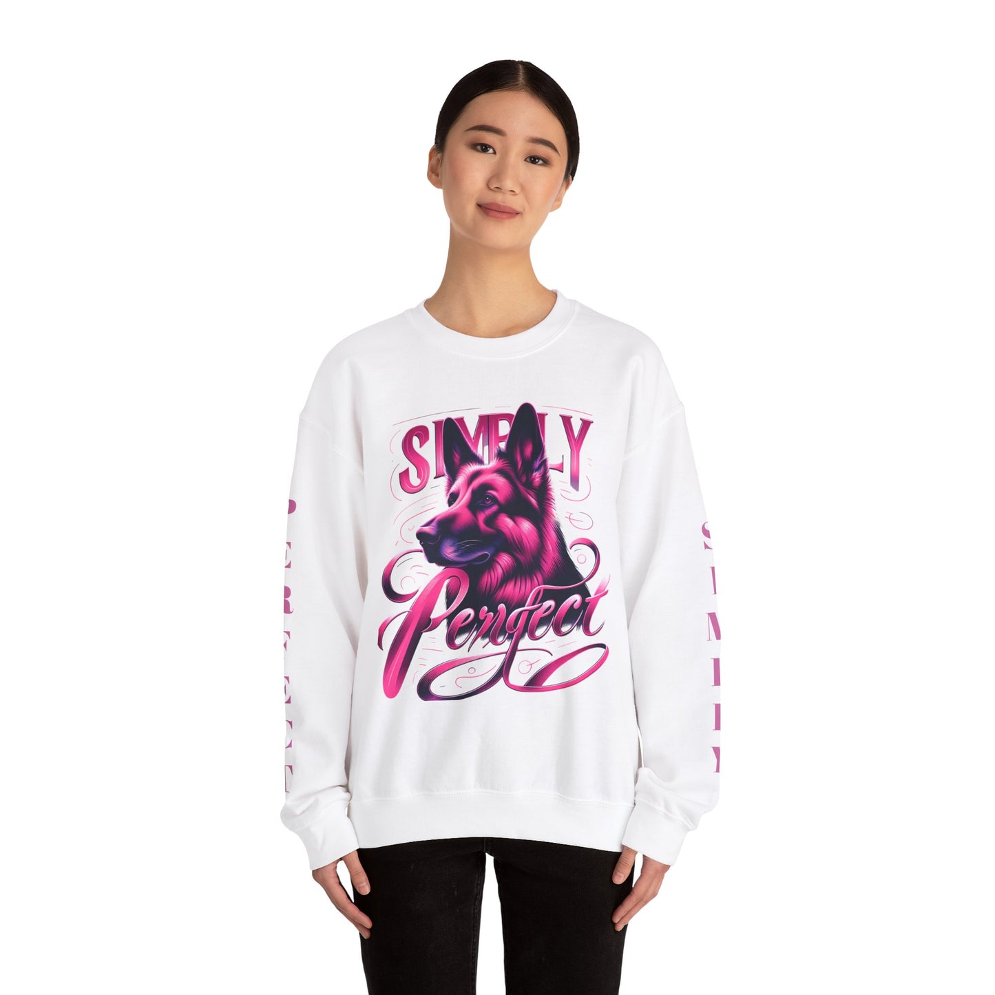 Simply Perfect German Shepherd Sweatshirt - Unisex Heavy Blend Crewneck