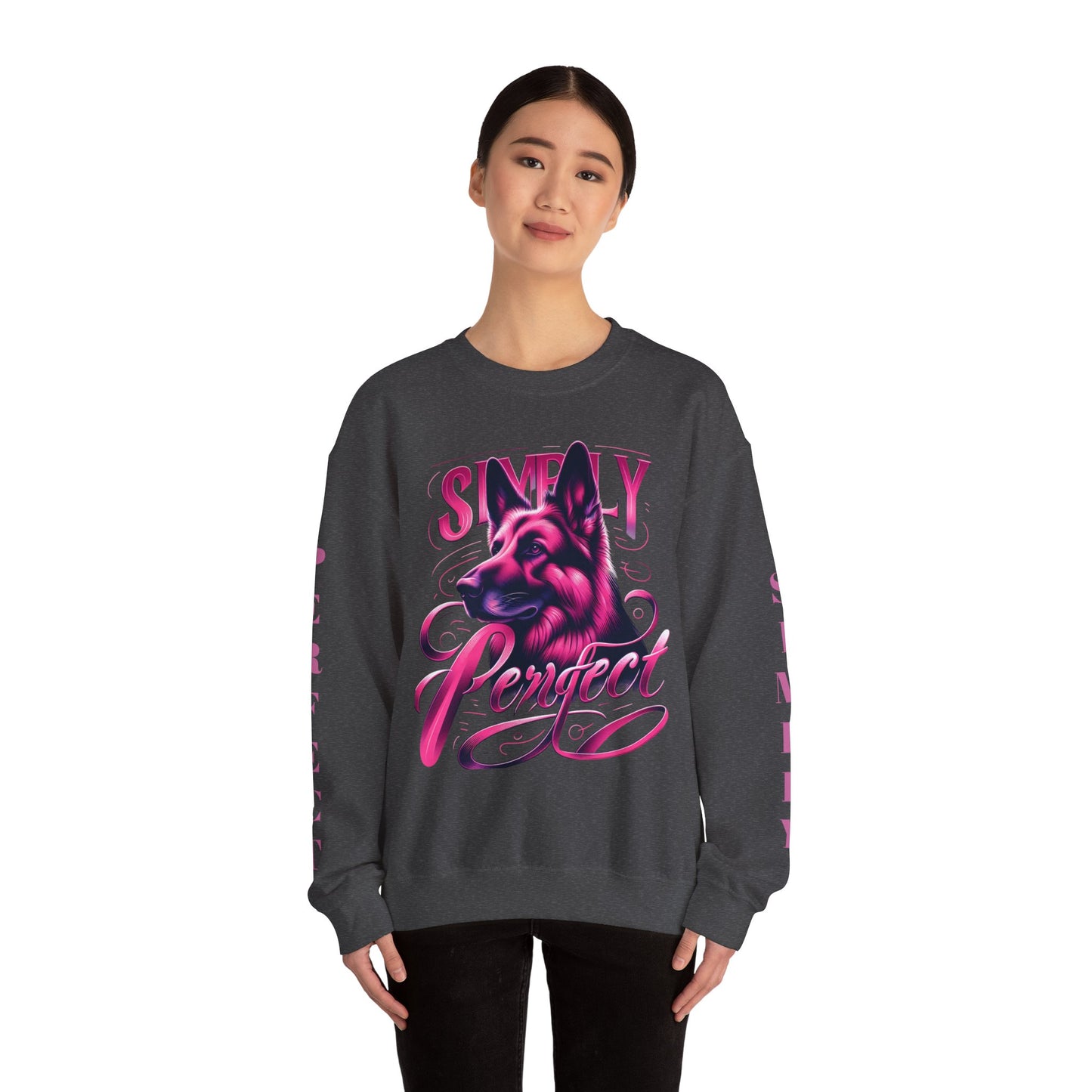Simply Perfect German Shepherd Sweatshirt - Unisex Heavy Blend Crewneck