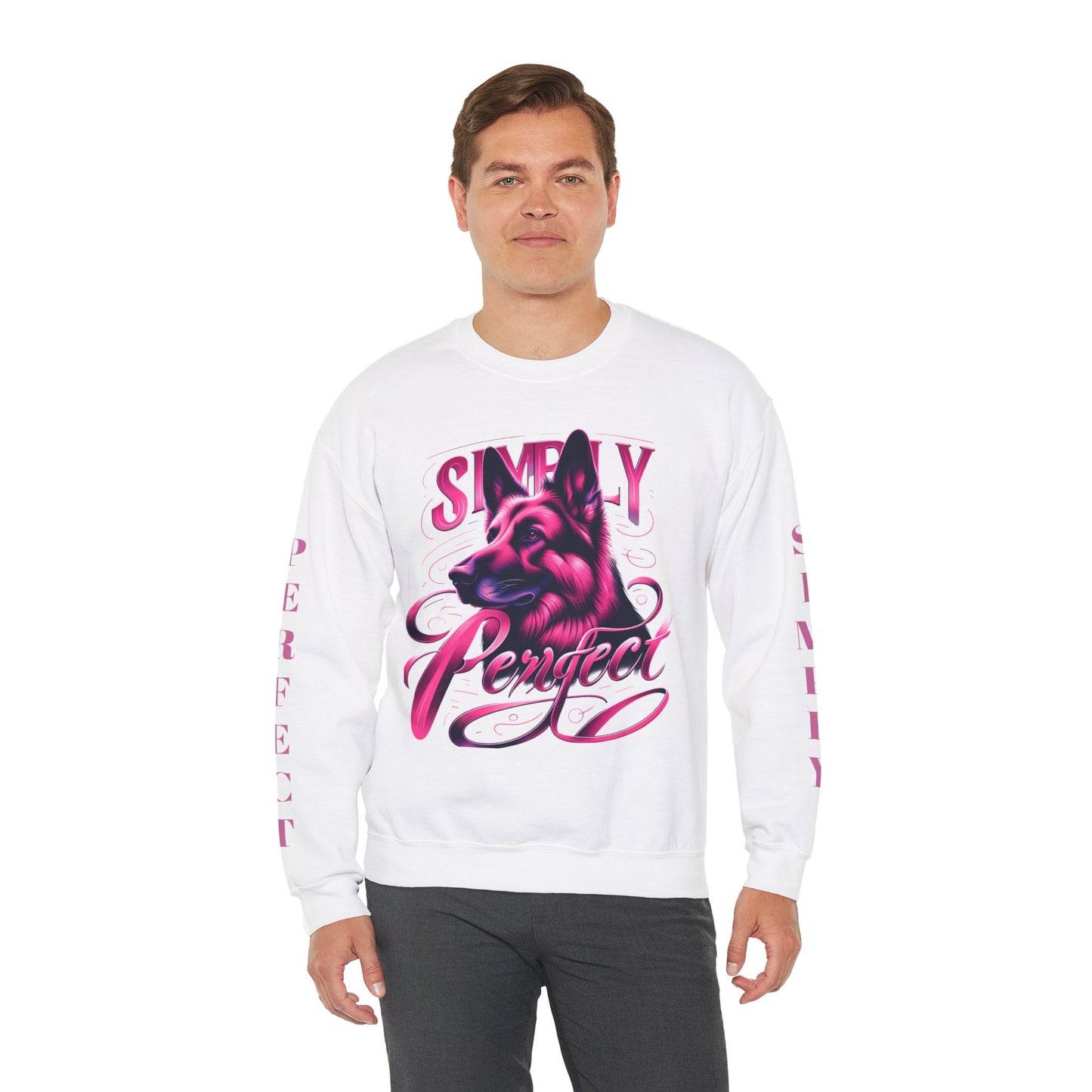 Simply Perfect German Shepherd Sweatshirt - Unisex Heavy Blend Crewneck