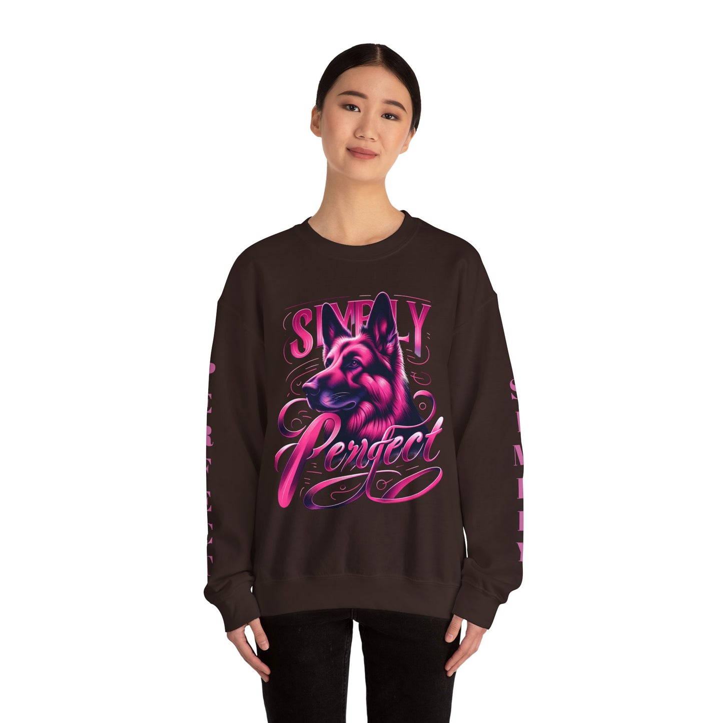 Simply Perfect German Shepherd Sweatshirt - Unisex Heavy Blend Crewneck