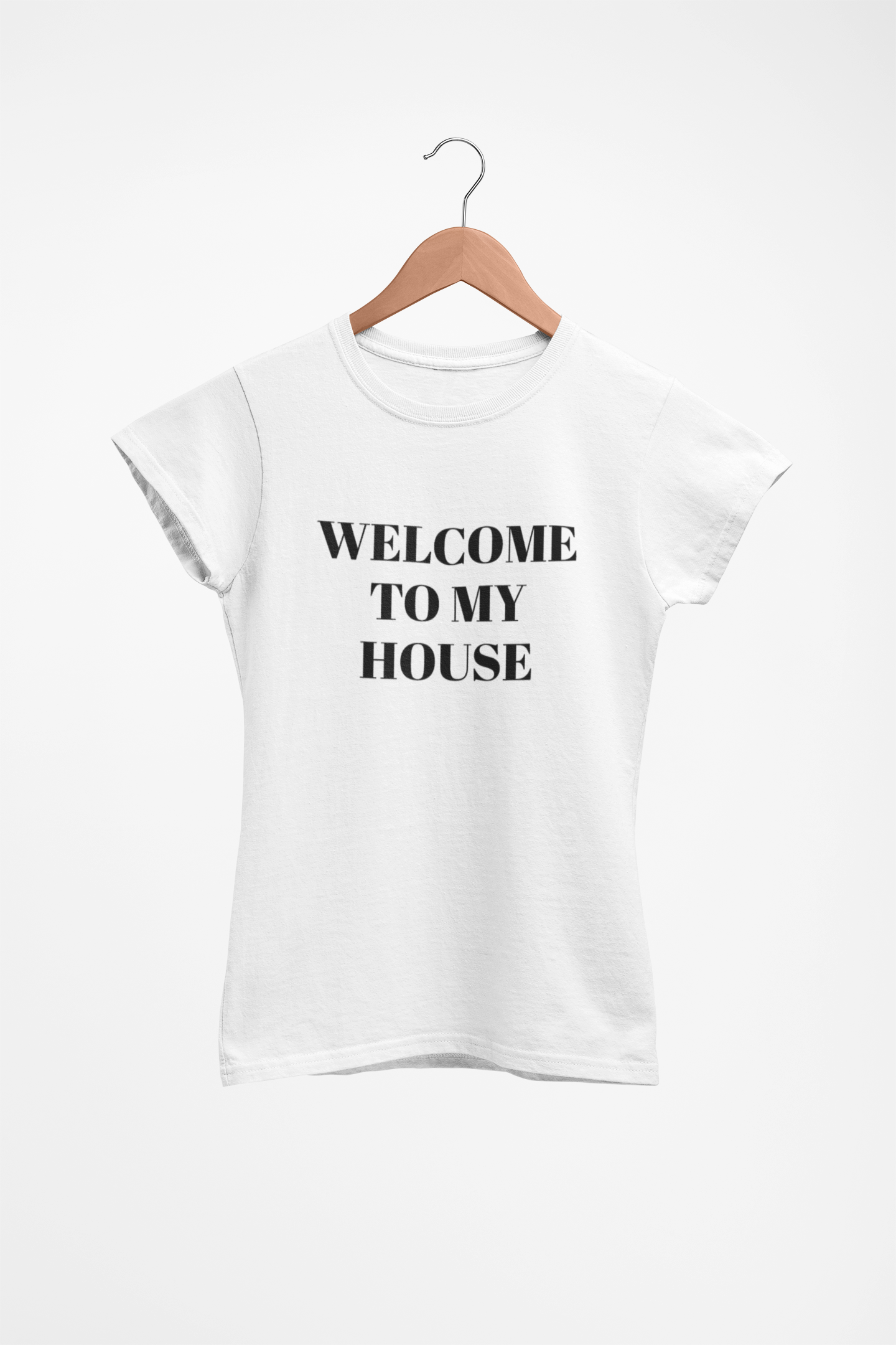 T-Shirt with Fun Quote Welcome Print