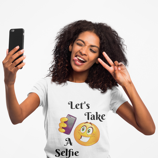 Let's Take A Selfie Unisex T-Shirt, Fun Tee for Selfie Lovers, Casual Wear, Gift for Friends, Great for Parties & Events