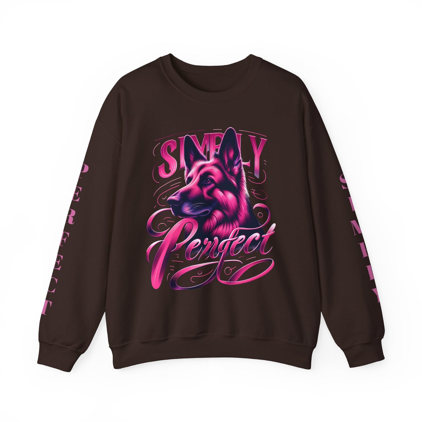 Simply Perfect German Shepherd Sweatshirt - Unisex Heavy Blend Crewneck