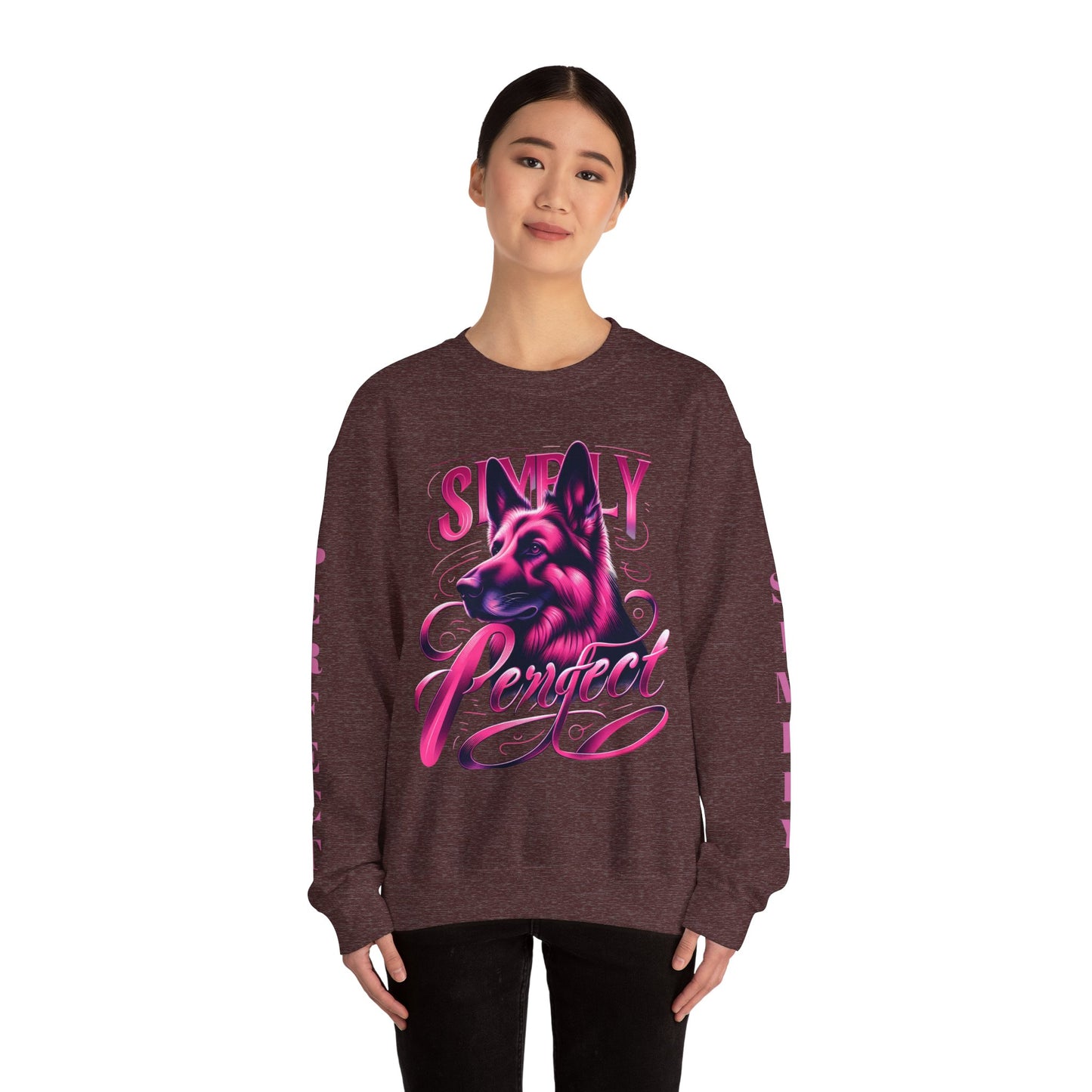 Simply Perfect German Shepherd Sweatshirt - Unisex Heavy Blend Crewneck