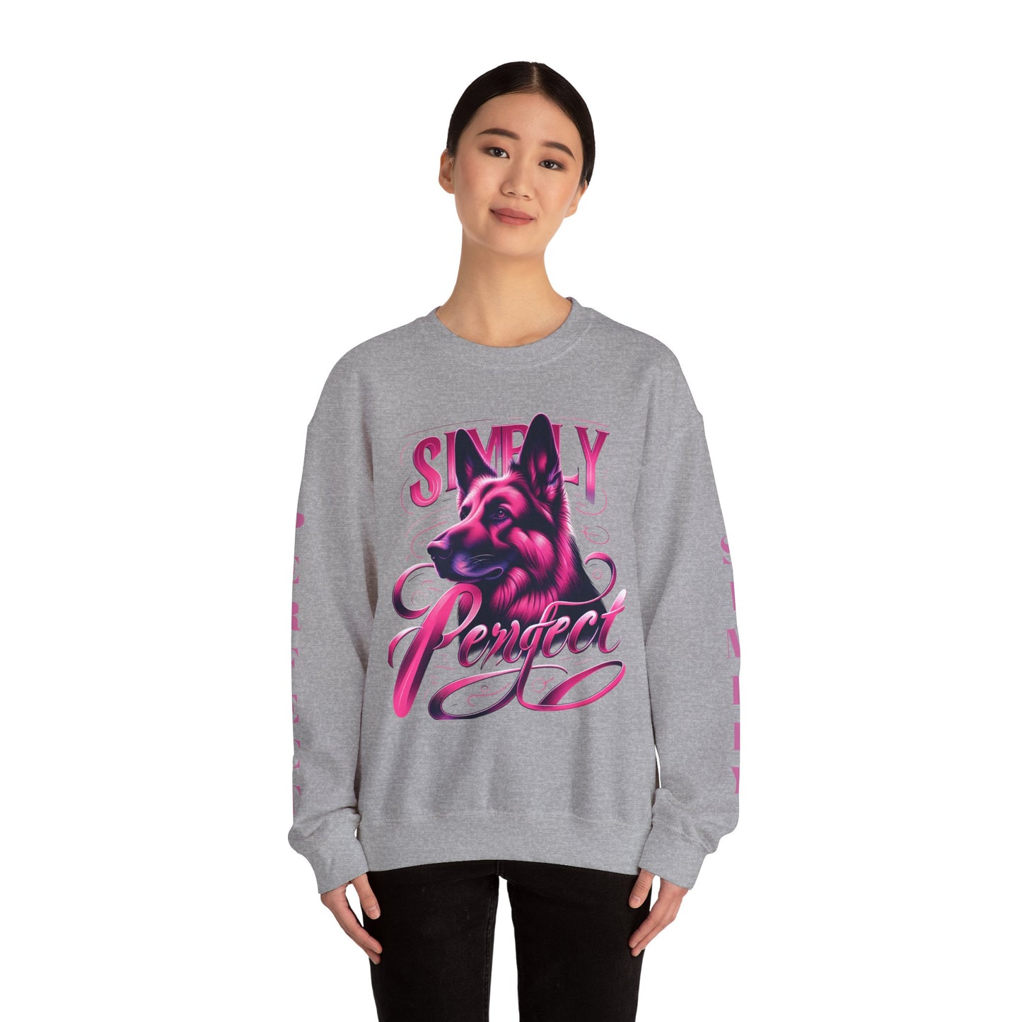 Simply Perfect German Shepherd Sweatshirt - Unisex Heavy Blend Crewneck